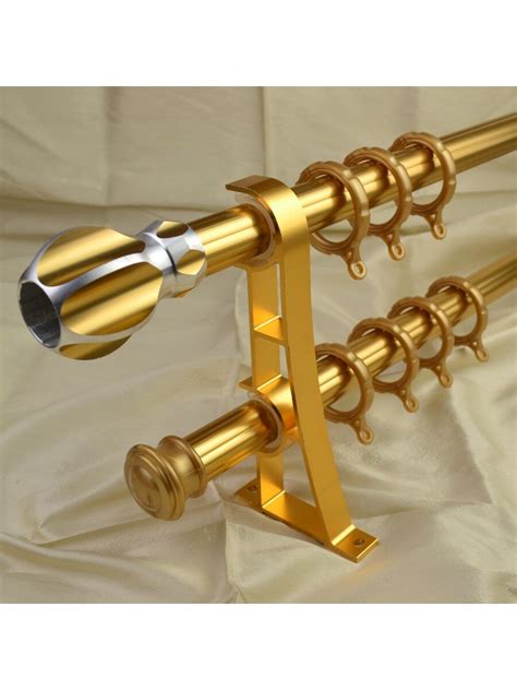 curtain rods aluminum|metal curtain rod finials.